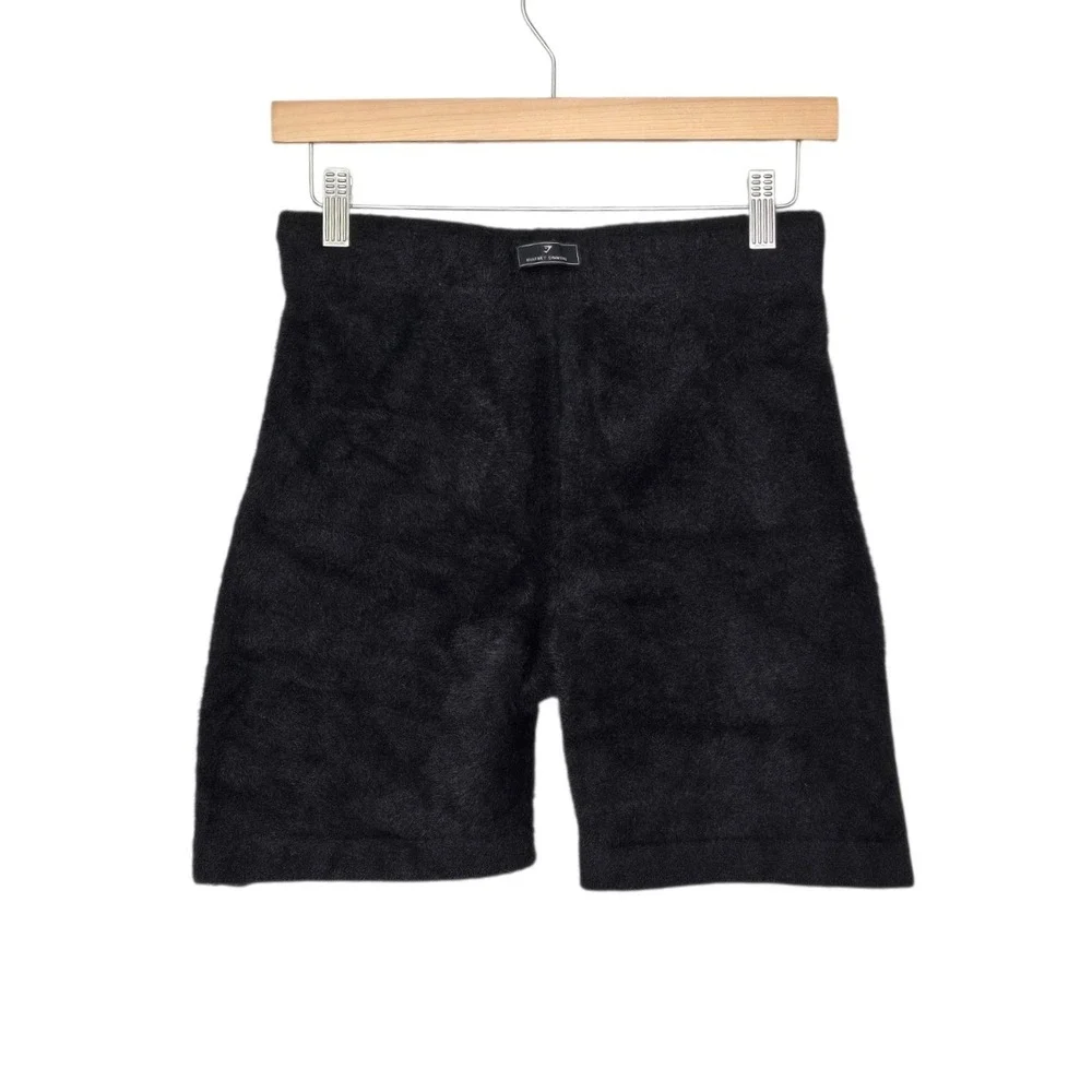 Gymshark x Whitney Simmons Rest Day Knit Shorts Black High Rise Fuzzy Medium